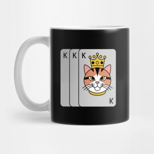 King Cat Card Game Mug